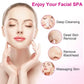 Waterproof Facial Cleansing Brush Face Spin Cleaning Brush Scrubber With 5 Brush Heads For Women - Babazayed